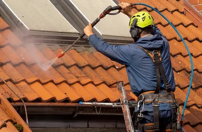 Démoussage et hydrofuge de toiture à Losse